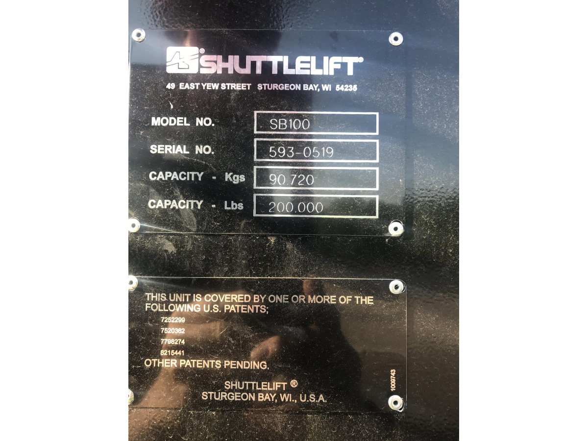 Detail Photo - 2019 SHUTTLELIFT SB 100 T4 | image 6