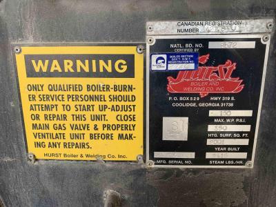 Gallery Thumbnail - Detail Photo - 2000 HURST BOILER 70HP | image 1
