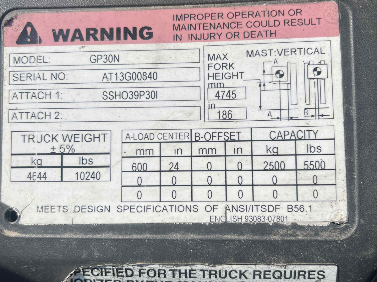 Subcategory - 0-19,999 Lb Pneumatic Tire Forklift Trucks | image 3