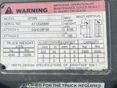 Gallery Thumbnail - Subcategory - 0-19,999 Lb Pneumatic Tire Forklift Trucks | image 3