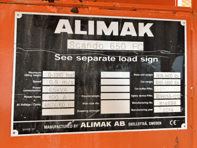 Detail Photo - 2014 Alimak Scando 650 FC